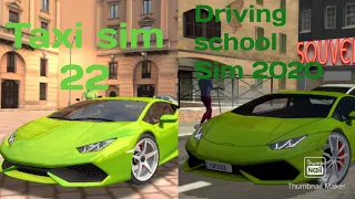 Taxi sim 22 vs driving school sim 2020-22