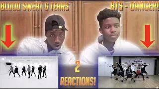 REACTING TO TWO BTS DANCE PRACTICES IN ONE VIDEO!