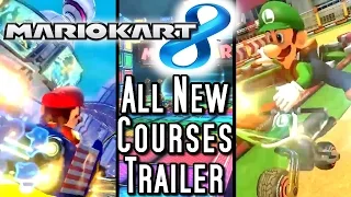 Mario Kart 8 ALL NEW DLC COURSES Trailer (Pack 1)