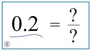 0.2   as a Fraction   (simplified form)