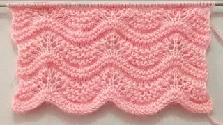 Beautiful And Easy Knitting Pattern For Sweater/Cardigan/Baby Blanket/Shawl