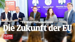 EU-Wahl Elefantenrunde | Teil 3 - "Die Zukunft der EU"