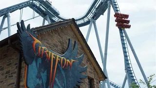 Busch Gardens Williamsburg roller coaster GoPro POV! The Griffon🦅🦅🦅