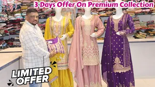 3 Days Offer Bridal Partywear Premium Collection / Readymade Pakistani Suits Garara In Offer Prices