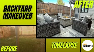 Backyard Project Timelapse | Start to Finish Backyard Makeover