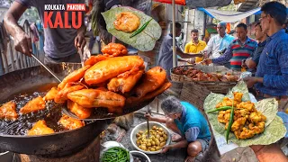 One Man Army | Aloo Pakoda with 5 Different Items | Kalu Pakode Wale Kolkata | Street Food India