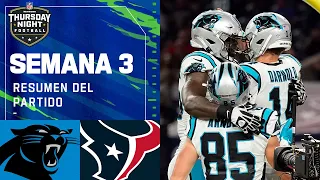 INVICTOS PANTHERS dominan a TEXANS | Semana 3 2021 NFL Game Highlights