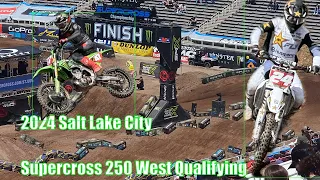 2024 Salt Lake City Supercross 250 West Qualifying