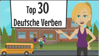 Deutsch lernen💪Top 30 - Die wichtigsten Verben! Nach dieser Deutschlektion sprichst du Deutsch!