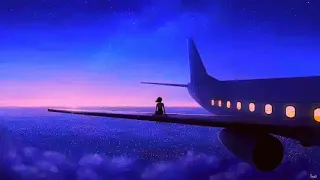 Lofi Fly Me to the Moon (On a Rainy Day 1 Hour) .enjoy. 💙💜