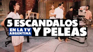 5 ESCÁNDALOS Y PELEAS EN PROGRAMAS TV EN ARGENTINA ¡EN VIVO!