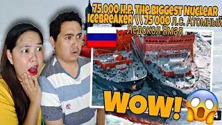 OMG! 75 000 h.p. The Biggest Nuclear Icebreaker  75 000 л.с. Атомный Ледокол Ямал