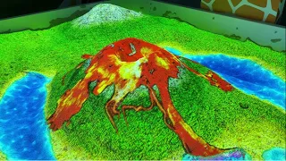 Volcano Animals Mode - Magicdynamics Interactive AR Sandbox. Software cost $450.