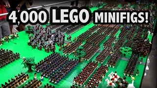 Napoleonic Battle 4,000 LEGO Minifigures | Brickworld Chicago 2018