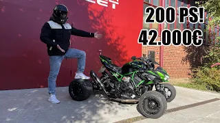 Diesmal WIRKLICH Das Schnellste Quad Deutschlands! I Kawasaki H2 Kompressor Quad!