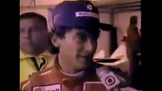 Ayrton Senna - "Deus é grande, ele é forte, e quando ele quer não tem quem não queira."