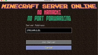 How To Put Your Minecraft Server ONLINE [NO HAMACHI OR PORT FORWARDING] 1.7 - 1.18