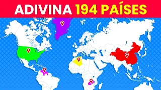 Adivina TODOS LOS PAÍSES y completa el MAPAMUNDI 🌍🧠🤓| Reto de Geografía 😁