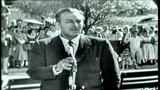 Walt Disney's Opening Day Dedication Speech at Disneyland 1955