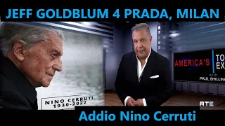 Prada's Milan Fashion Week w/ Jeff Goldblum... Nino Cerruti dead @ 91 #shorts #PaulShllingTV