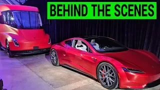 Behind the Scenes of Tesla Model Y Unveil Event