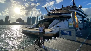 Dog POV Super Yachts at the Miami International Boat Show 2023 w/Hudson the Dog February 15, 2023