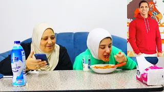 تحدي الاسئله المحرجه مع خطيبي 😂 (العقاب اندومي كوري👹)