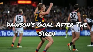 Jordan Dawson Goal After The Siren | Round 3 2022