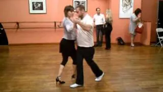 Argentine Tango Lesson: Lapiz and Enrosque sequence