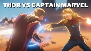 What if episode 7 Reaction | Thor vs Captain Marvel Fighting Scene