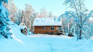 Starlink Internet at our Off Grid Cabin?! 📡 || Parker's Epic Snow Tunnel + Homemade Pretzel Recipe!