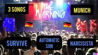 3 SONGS - MUNICH  🇩🇪  @TheWarning - April 13th, 2024 #livemusic #rockband #fyp #martintc #martintw