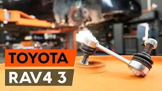 Как заменить переднюю тягу стабилизатора TOYOTA RAV 4 3 (XA30) [ВИДЕОУРОК AUTODOC]