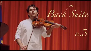 J.S.Bach cello suite n.3 | Marc Sabbah, viola