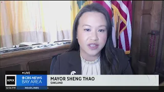 Oakland Mayor Sheng Thao talks about city's budget, keeping A's from moving to Las Vegas