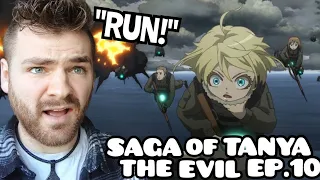 TANYA IS AMBUSHED??!! | Saga of Tanya The Evil | Episode 10 | ANIME REACTION