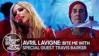 Avril Lavigne: Bite Me with Special Guest Travis Barker | The Tonight Show Starring Jimmy Fallon