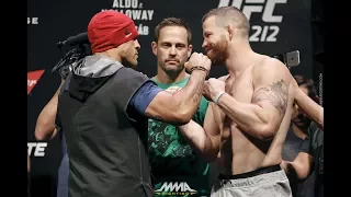 UFC 212: Vitor Belfort vs. Nate Marquardt Weigh-In Staredown - MMA Fighting