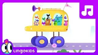 WHEELS ON THE BUS 🚌🎶 Nursery Rhymes | Lingokids