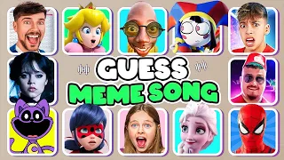 GUESS MEME & WHO'S SINGING 🎵🎤 🔥| Lay Lay, King Ferran, MrBeast, Elsa,Tenge, Toothless, Salish Matter