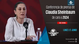 Conferencia de prensa de la jefa de Gobierno de la CDMX, Claudia Sheinbaum, de cara a 2024