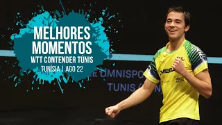 Melhores momentos de Hugo Calderano na conquista do WTT Contender Túnis 2022