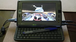 HTC Shift X9500 UMPC running Grand Prix Legends another