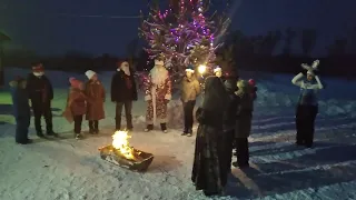 Рождество в Селе Повалиха.