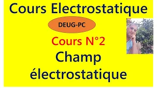 Cours N°2 : champ électrostatique crées par une distribution discrète (DEUG)