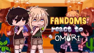 ☾ Fandoms react to OMORI | part 1/6 | gcrv