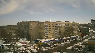 Timelapse 24-03-2018 - Новомосковск, Украина