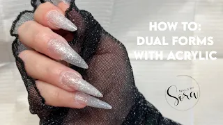 How To: Dual Forms with Acrylic | Nail Extensions