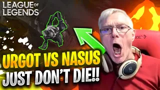 Urgot vs Nasus Jsut don't DIE! XD