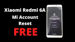 Xiaomi Redmi 6A  MT6765 CPU Mi Account Reset By Octopus FRP Tools v2.0.2 Free.